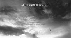 Desktop Screenshot of alexanderwregg.com